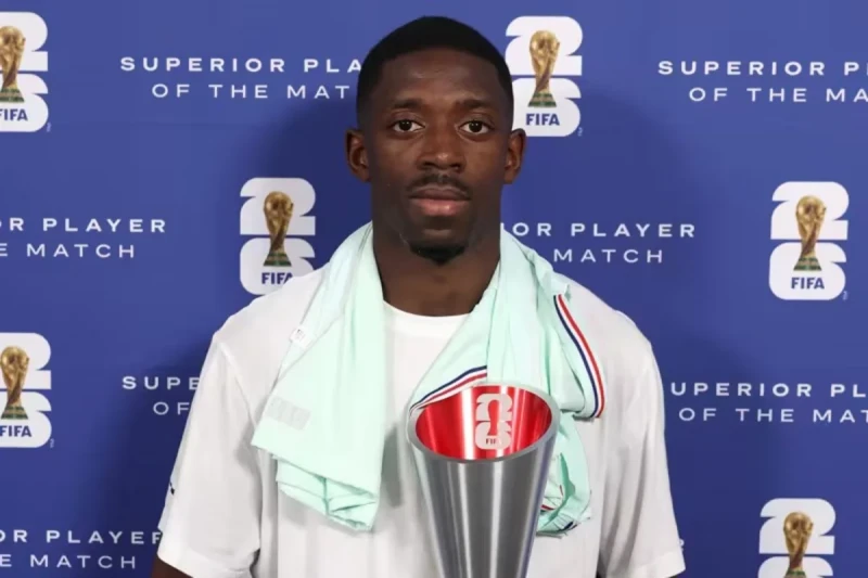 Usman Dembele Fransa-Norveç matçının ən yaxşı futbolçusu olub