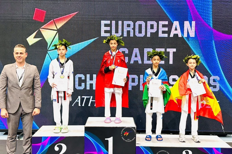 Yaqut İsmayıllı Yeniyetmələr Arasında Taekvondo Üzrə Avropa Birinciliyində Bürünc Medal Qazanıb