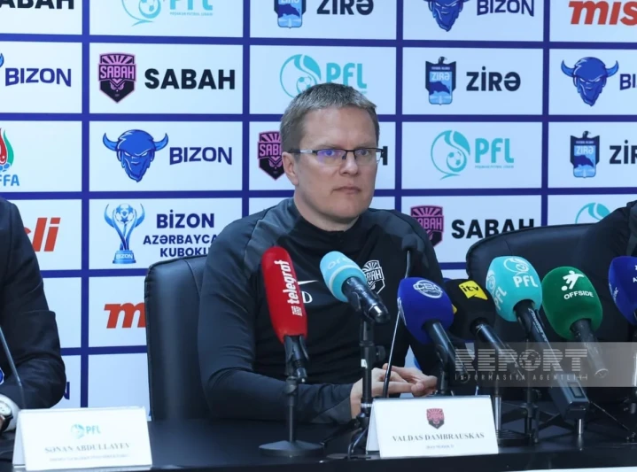 Valdas Dambrauskas: Sabah mövsümü iki titulla bitirmək istəyir