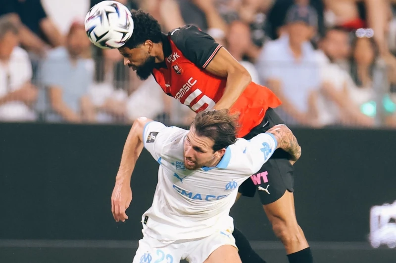 Lig 1: Rennes eksik kalmasına rağmen Marsilyayı mağlup etti