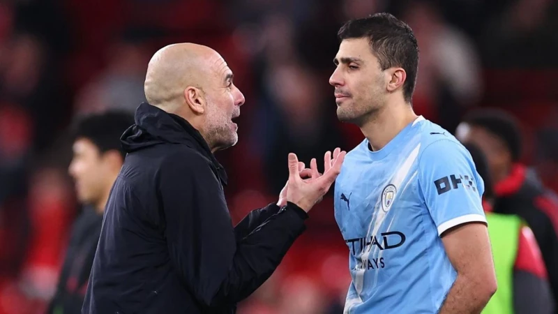 Guardiola reacts to Rodri's words If he wants to leave, I won't stop him