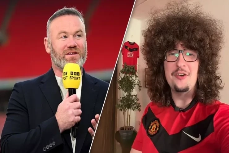 Runi Mançester Yunaytedin qələbə şərtilə saç kəsdirməyən azarkeşə əsəbiləşdi