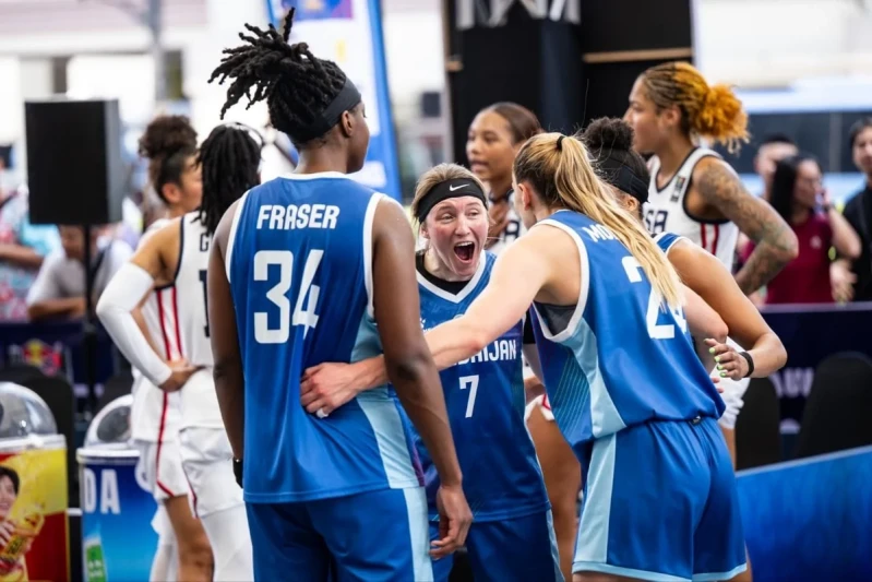 Azərbaycanın qadın 3x3 basketbol millisi FIBA Çempionlar Kubokunda gümüş medal qazanıb