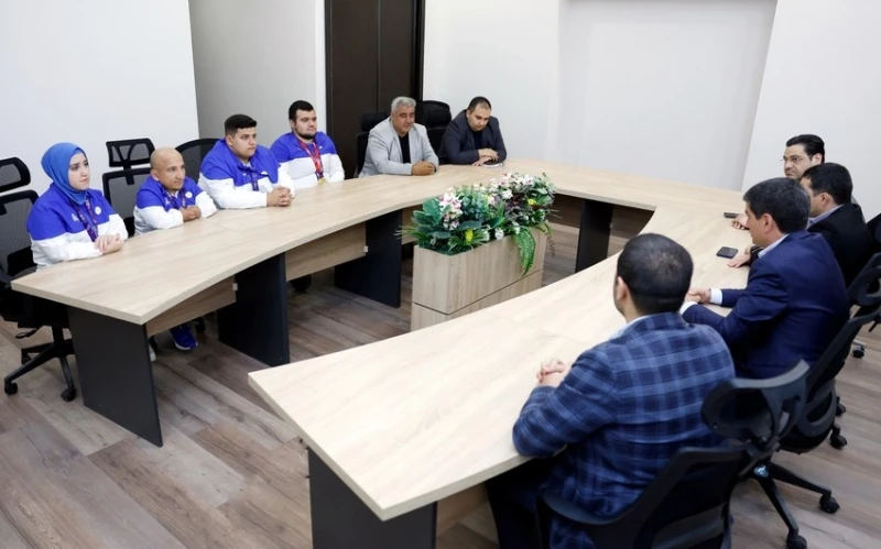 Meeting Held with Athletes Who Won Medals at the Para Powerlifting World Cup