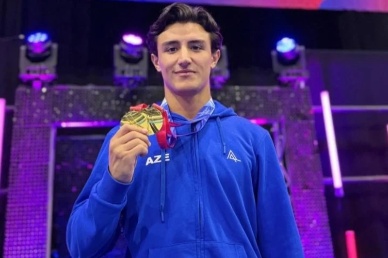 Tamblinq üzrə Azərbaycan millisi Tofiq Əliyev Böyük Britaniya çempionatında iki qızıl medal qazandı