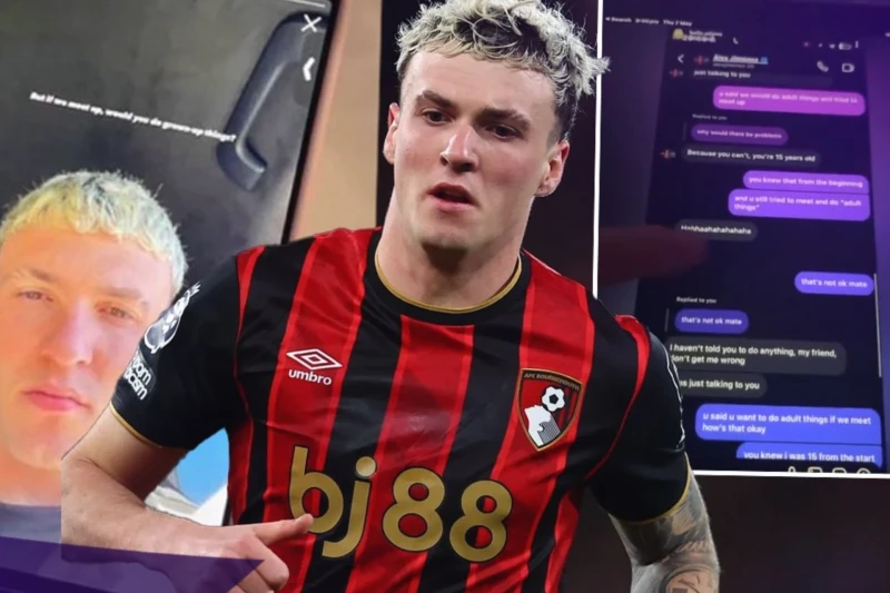 Bournemouth futbolçusu Aleksa Ximenes 15 yaşlı qızla yazışmaya görə komandadan kənarlaşdırıldı