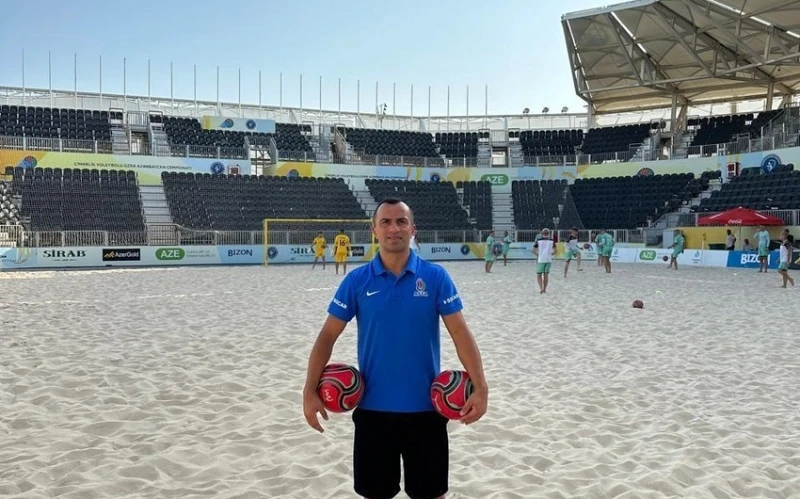 Azərbaycanın çimərlik futbolu millisinin baş məşqçisi: Kağız üzərində komandamız favorit görünür