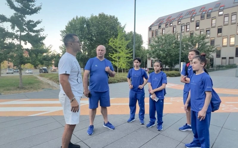IOC representative meets with our gymnasts in Osijek