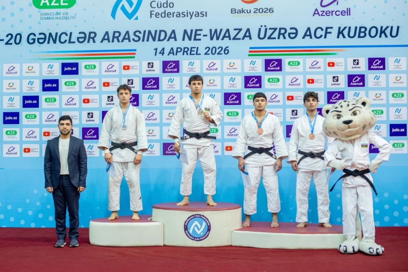 20 yaşadək cüdoçular arasında ne-vaza üzrə ACF Kubokunun qalibləri və mükafatçıları - FOTO