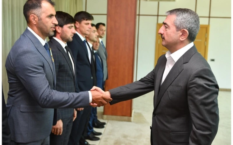 Çevgan Avrupa Şampiyonu olan Azerbaycan milli takımı ödüllendirildi