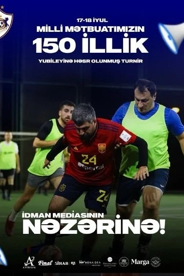 Qarabağdan jurnalistlər arasında futbol turniri: Müraciətlər başlayır