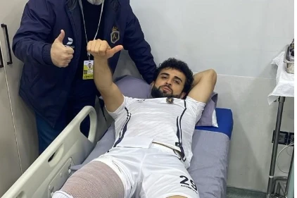 Xankəndinin futbolçusu İlyas Səfərzadə Şirvanla oyunda zədələnərək xəstəxanalıq olub