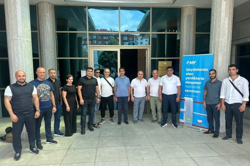 Seminar for boxing referees held in Gabala