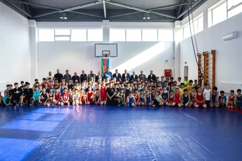 New wrestling hall commissioned in Shamakhi