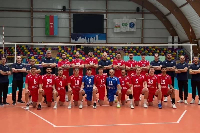 Kişi voleybol millimiz Avropa Liqası öncəsi Ankarada Türkiyə ilə yoxlama oyunları keçirəcək