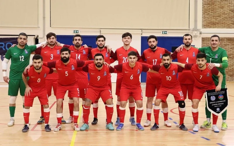 Azərbaycanın futzal millisinin heyəti açıqlanıb