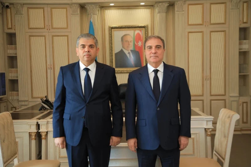 Gəncə İH başçısı “Kəpəz” PFK-nın yeni sədrini qəbul edib