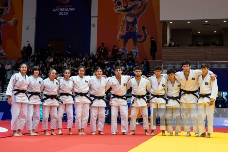 Azərbaycan cüdoçuları III MDB Oyunlarında qarışıq komanda yarışında qızıl medal qazanıb
