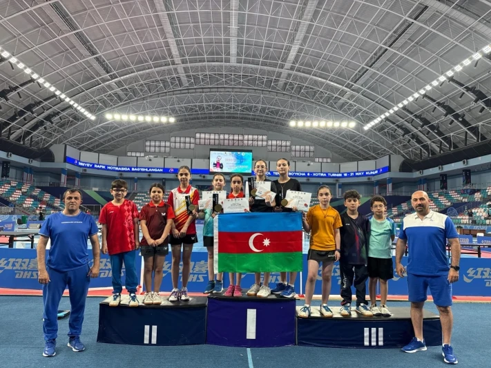 Azərbaycan stolüstü tennisçiləri Andijanda Rafik Şiriyevin xatirə turnirində 4 medal qazanıblar