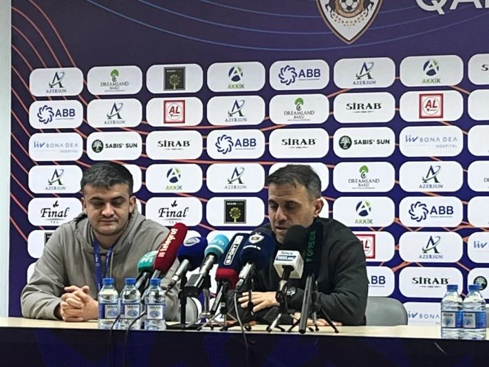 Ayxan Abbasov spoke after the Qarabağ game: The last minutes were upsetting