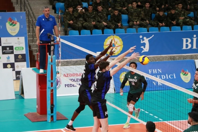 Second round games of women's and men's volleyball Higher Leagues held in Azerbaijan