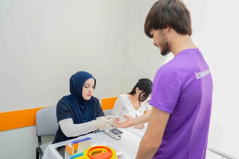 İdman həftəsi çərçivəsində Qan ver, həyat xilas et! aksiyası keçirilib: İdmançılar və məşqçilər iştirak edib - FOTO