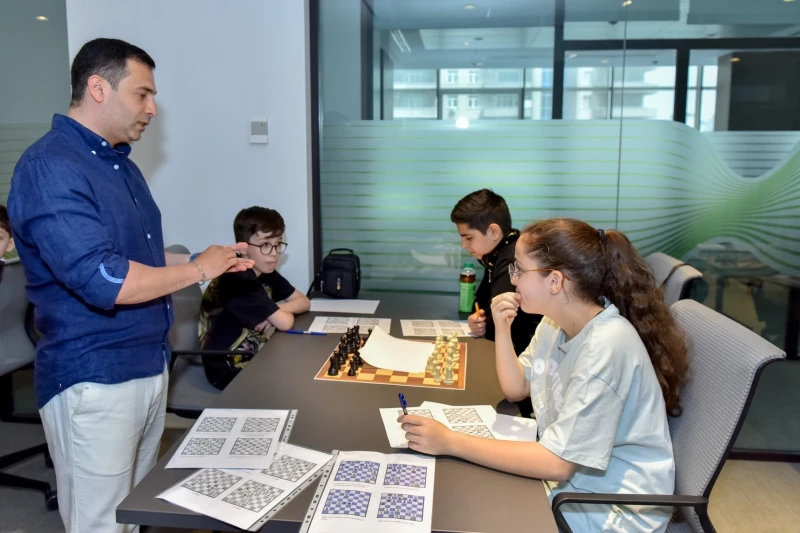 Trial Test Held for Young Chess Players: Level of Preparation Checked - PHOTO