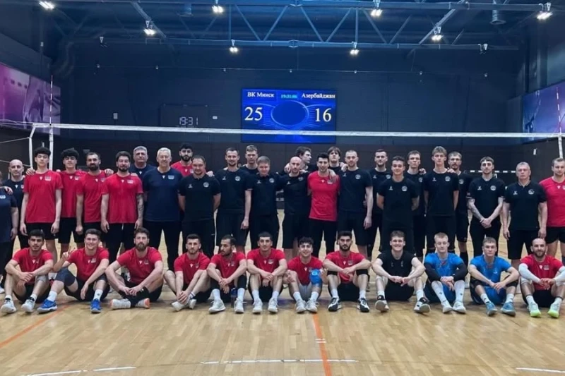 Kişi Voleybol Millimiz Avropa Liqasına Hazırlığın Növbəti Mərhələsini Tamamlayıb