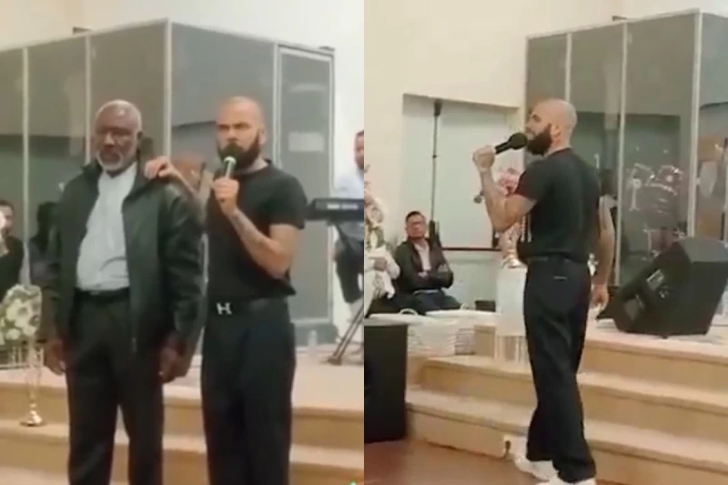 Dani Alves in church: It is necessary to believe in God Dani Alves in church: It is necessary to believe in God