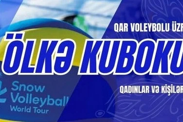 Qar voleybolu üzrə ölkə kubokunun oyun proqramı və iştirakçı komandalar açıqlanıb