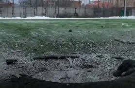 Vorsklanın stadionu rus top atəşinə məruz qaldı