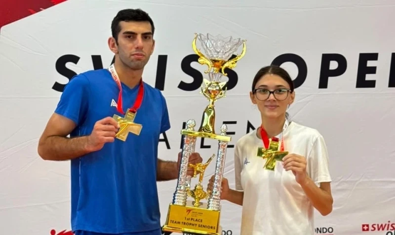 Taekvondoçularımız “Swiss Open” turnirində birincilik qazandı