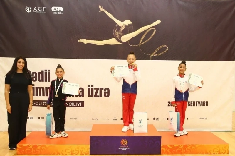 Winners Determined in Junior Age Category at Azerbaijan Rhythmic Gymnastics Championship