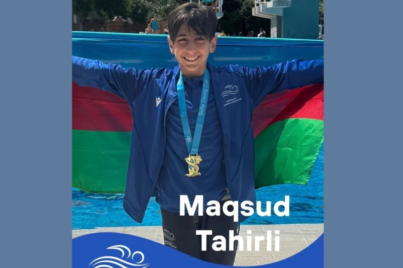 Maqsud Tahirli Sofiya Suya Tullanma Kubokunda Daha Bir Qızıl Medal Qazandı