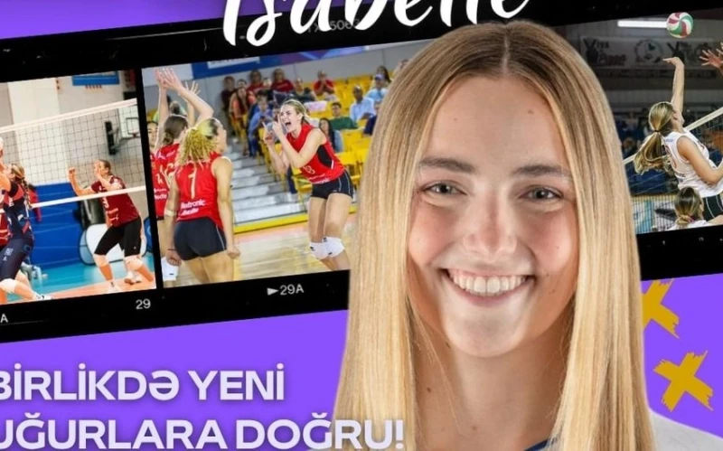 Gəncə klubu ABŞ-lı voleybolçu İzabell Morqanı transfer edib