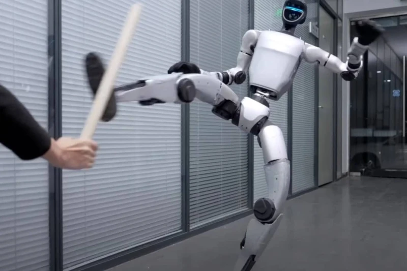 Attempt to teach kung fu to a robot in China failed - VIDEO