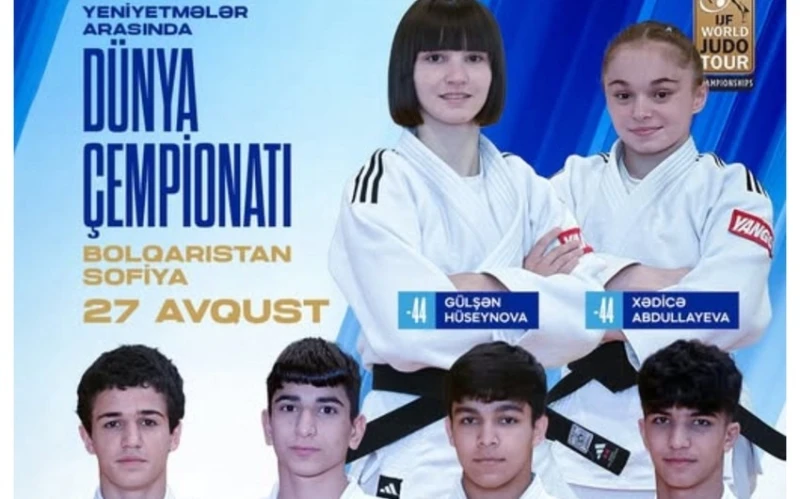 Yeniyetmələrin dünya çempionatında Azərbaycan cüdoçularının ilk gün rəqibləri müəyyənləşib