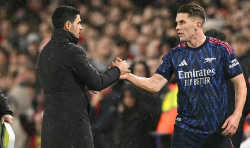 Arteta isveçli hücumçunu təriflədi: Buz kimi sakit idi