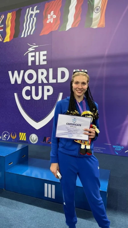 Palina Kaspiarovich stated that winning a medal at the World Cup is a great reward for her