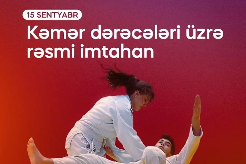 Ağdamda Cüdo Kəmər Dərəcələri üzrə Rəsmi İmtahan Keçiriləcək