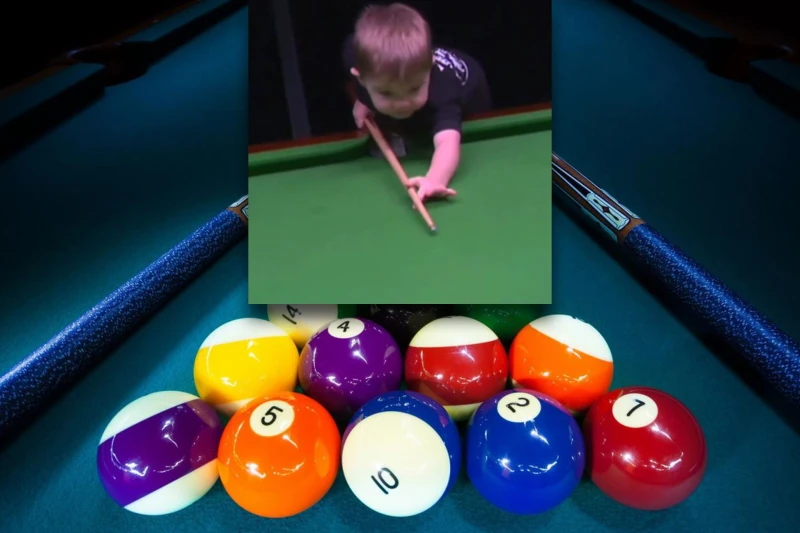 2-летний Джуд из Манчестера покоряет TikTok своим мастерством в бильярде