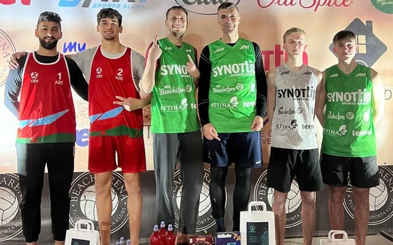 Azərbaycanın çimərlik voleybolu millisi Latviya açıq çempionatında iştirak edib