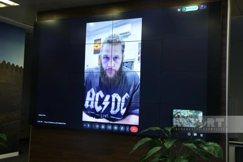 Rafael Fiziyev UFC Fight Night Baku turnirində Bakıda döyüşəcəyi üçün şaddır