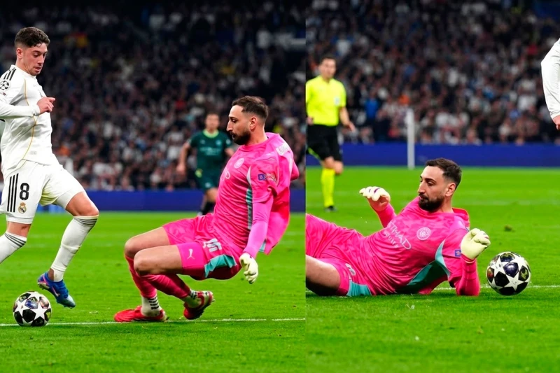 Donnarumma əllərini unudub: Real matçında biabırçı səhv - VİDEO