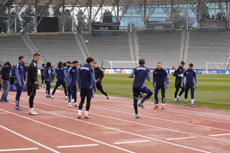 Qarabağ Nyukasl ilə oyun öncəsi məşqini Bakıda keçirəcək
