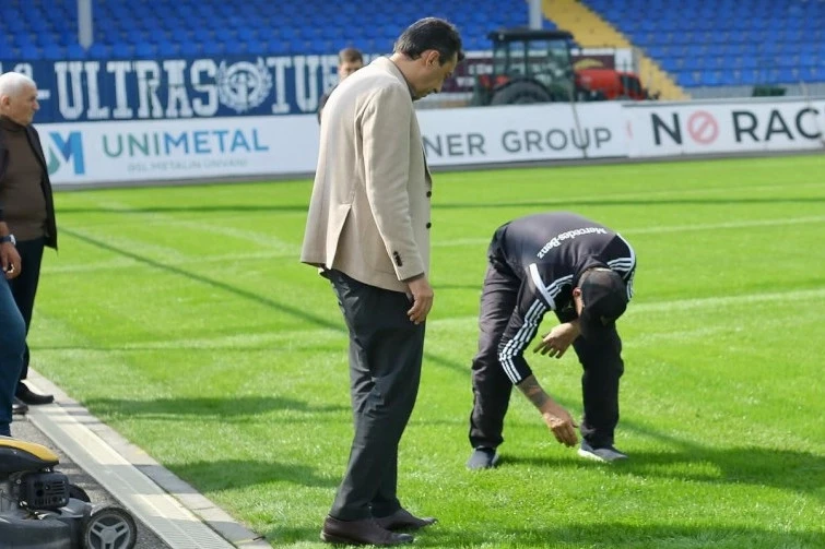 Tovuz stadionunda UEFA tələblərinə uyğun təmir işləri davam edəcək Tovuz stadionunda UEFA tələblərinə uyğun təmir işləri davam edəcək