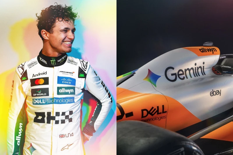 McLaren's Gemini-inspired special livery for the US Grand Prix - PHOTO/VIDEO