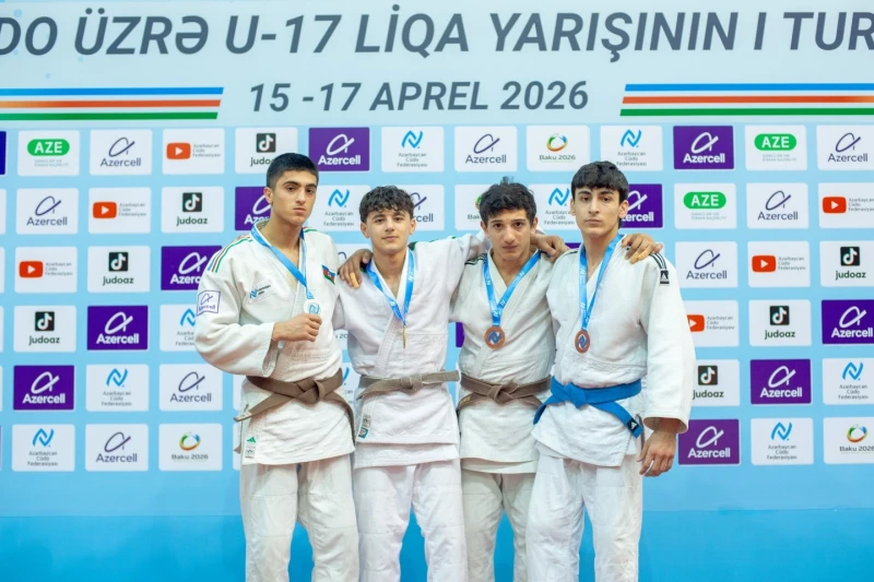 U-17 yeniyetmə cüdoçular arasında Liqa yarışının ilk turu başa çatdı: qaliblər müəyyənləşdi