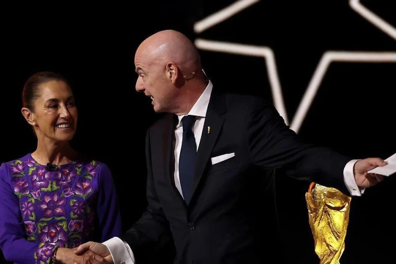 Infantino discusses preparations in Mexico with Sheinbaum ahead of the 2026 World Cup
