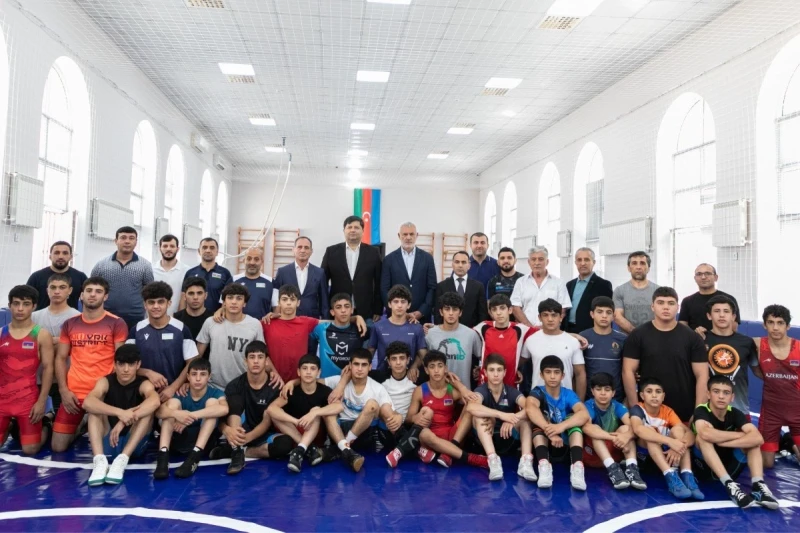 Azərbaycan Güləş Federasiyasının yeni təlim-məşq bazası açıldı - FOTO